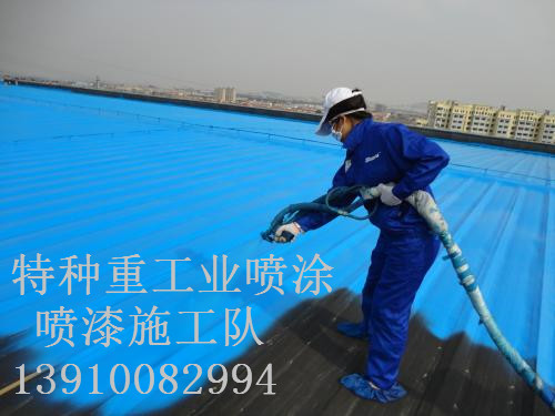 畜禽良种场包括彩钢瓦喷漆翻新(
